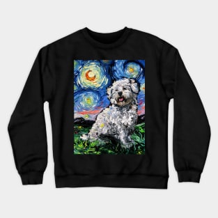 Coton de Tulear Night Crewneck Sweatshirt